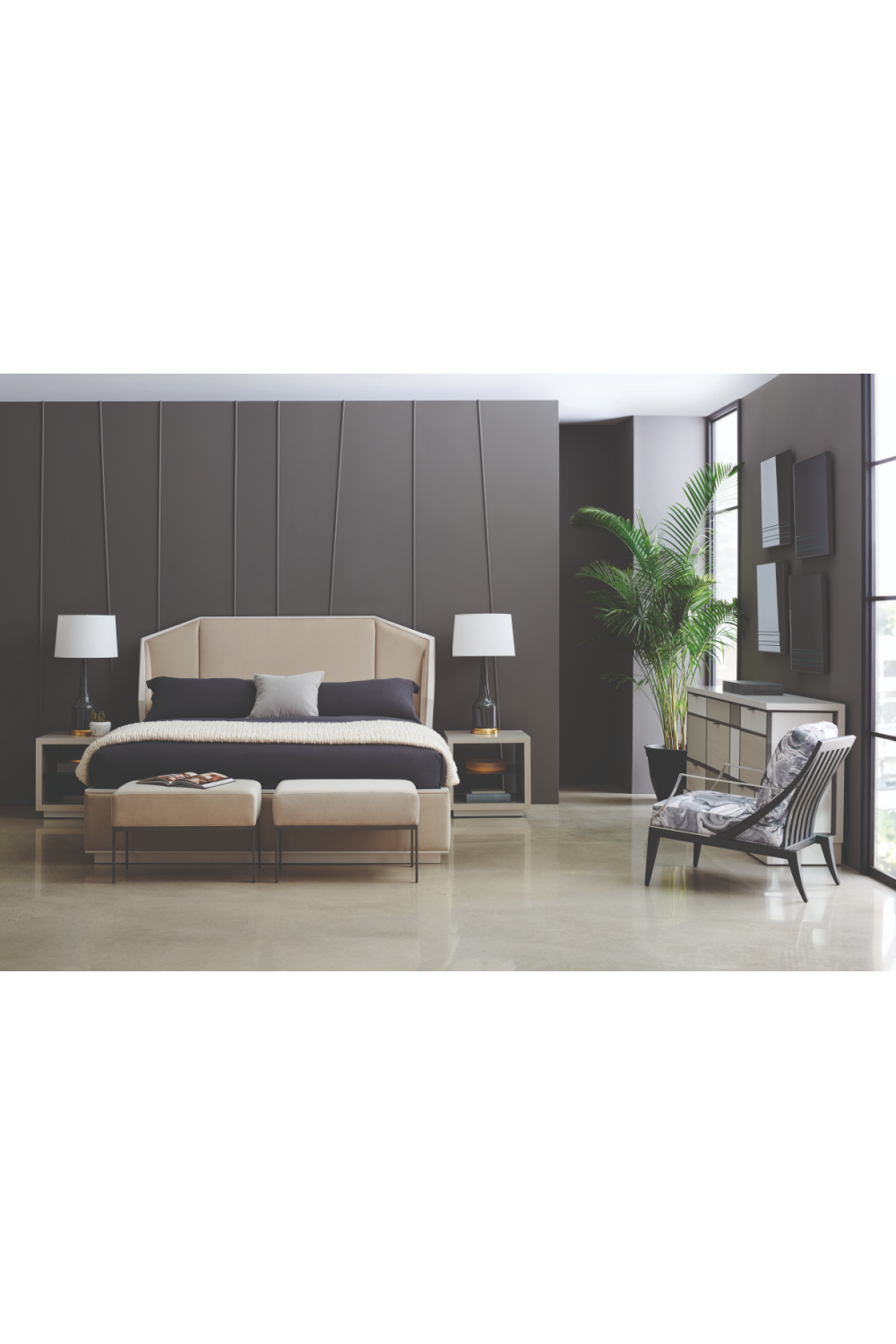 Beige Bed Bench | Caracole Expressions | Oroa.com