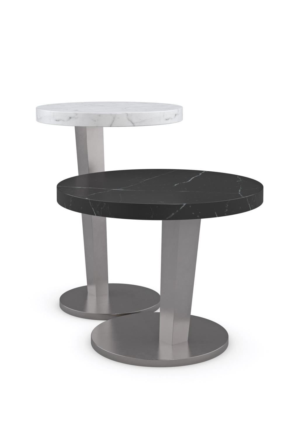 White Marble Spot Table | Caracole La Moda | Oroa.com