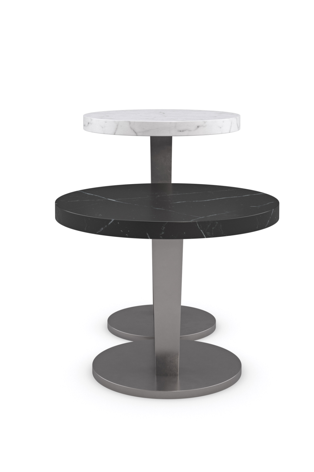 White Marble Spot Table | Caracole La Moda | Oroa.com