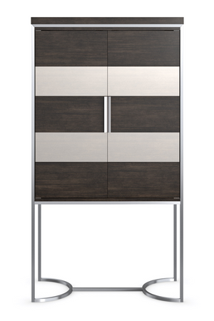Metal Framed Modern Bar Cabinet | Caracole La Moda | Oroa.com