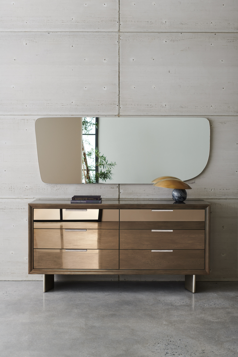 Bronze Mirrored Dresser | Caracole La Moda | Oroa.com