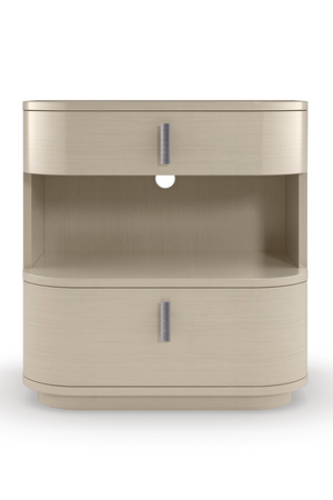 Cream Modern Open Nightstand | Caracole Da Vita | Oroa.com