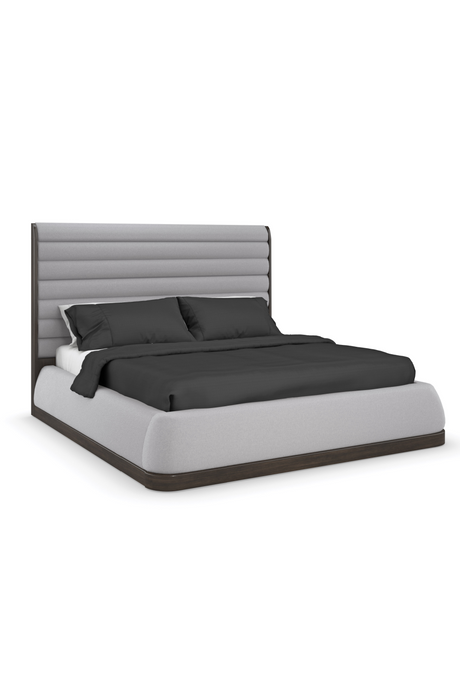 Gray Channeled Panel Bed | Caracole La Moda | Oroa.com