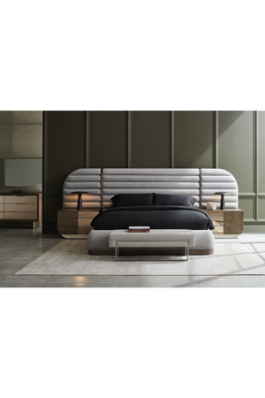 Gray Channeled Panel Bed | Caracole La Moda | Oroa.com