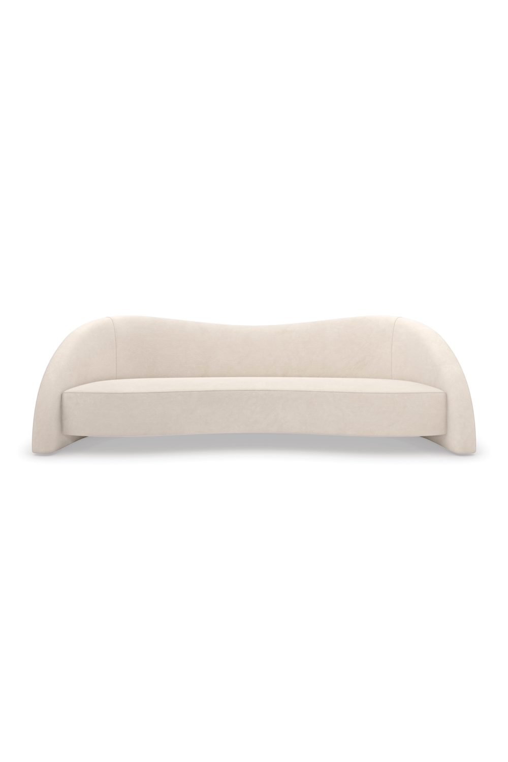 White Free-Form Sofa | Caracole Movement | Oroa.com