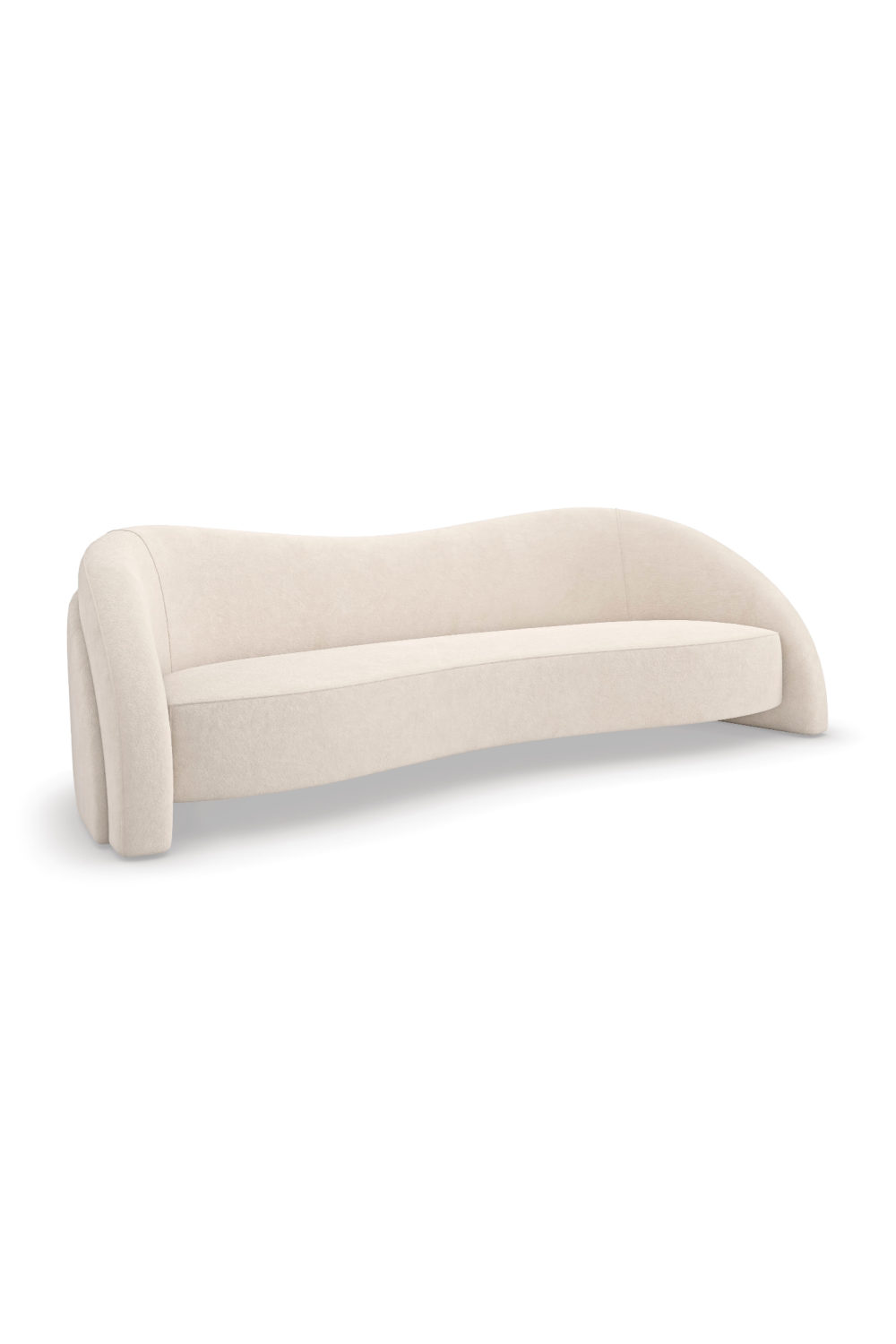 White Free-Form Sofa | Caracole Movement | Oroa.com