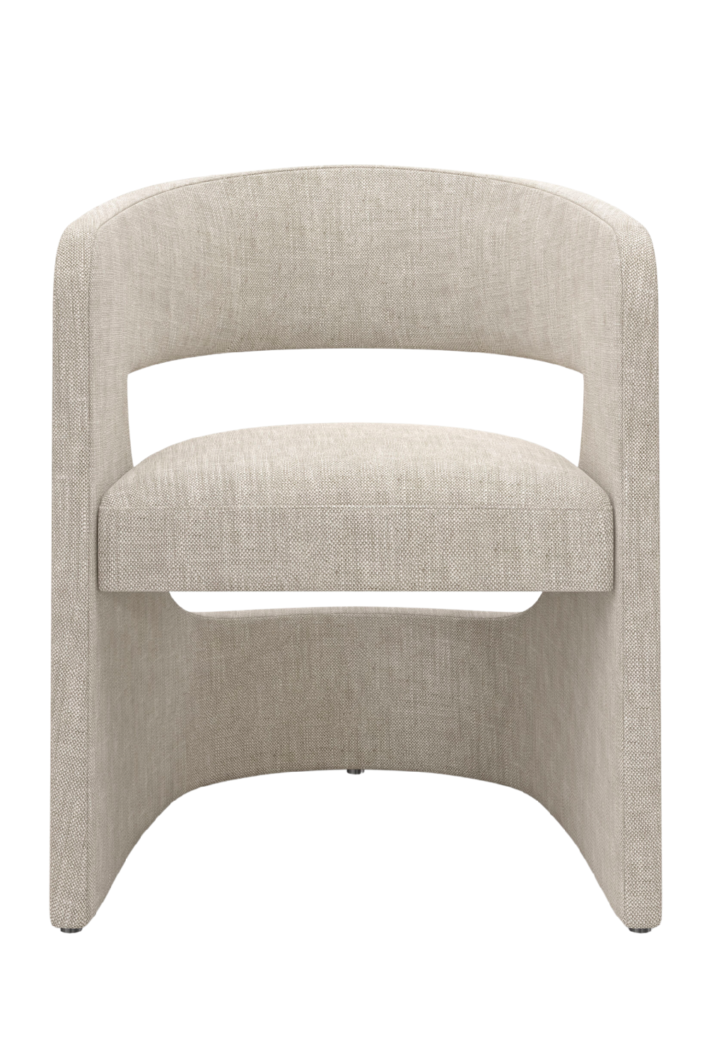 Modern Barrel-Back Chair | Caracole Soft Balance | Oroa.com