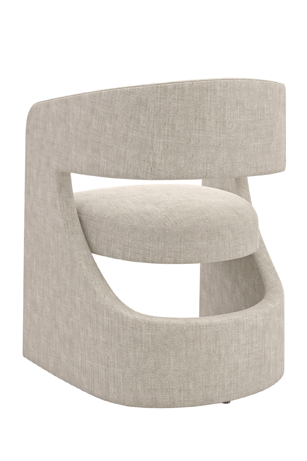 Modern Barrel-Back Chair | Caracole Soft Balance | Oroa.com