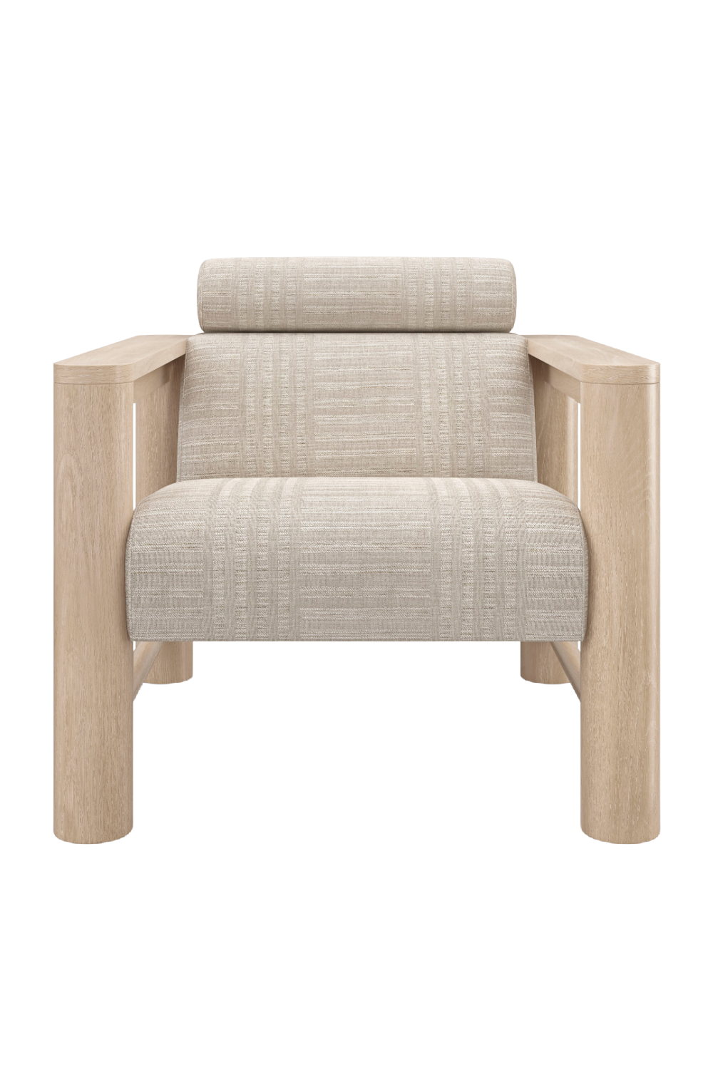 Oak Framed Lounge Chair | Caracole Unity | Oroa.com