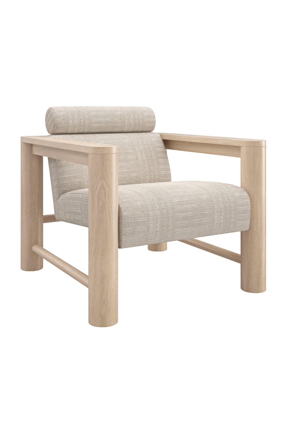 Oak Framed Lounge Chair | Caracole Unity | Oroa.com