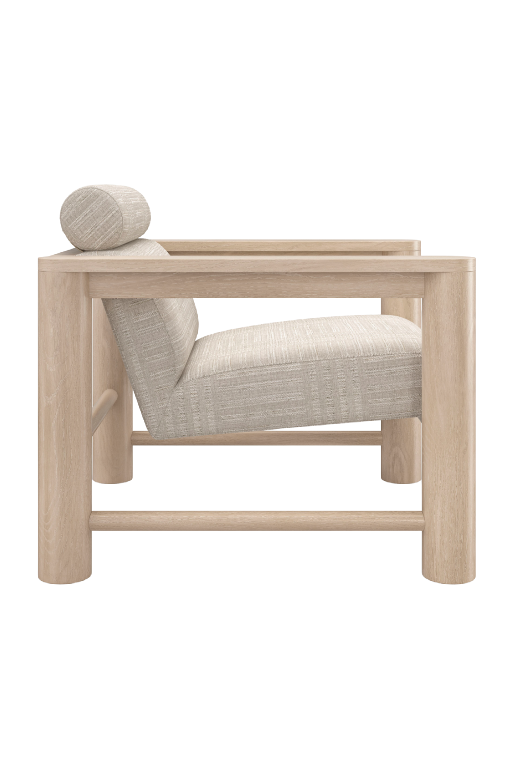 Oak Framed Lounge Chair | Caracole Unity | Oroa.com