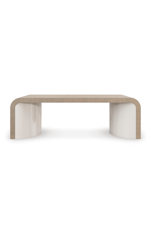 Curved Oak Coffee Table | Caracole Movement | Oroa.com