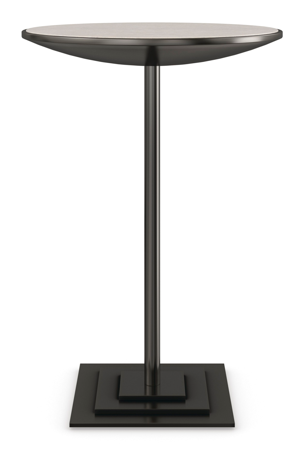 Minimalist Pedestal Spot Table | Caracole Contrast | Oroa.com