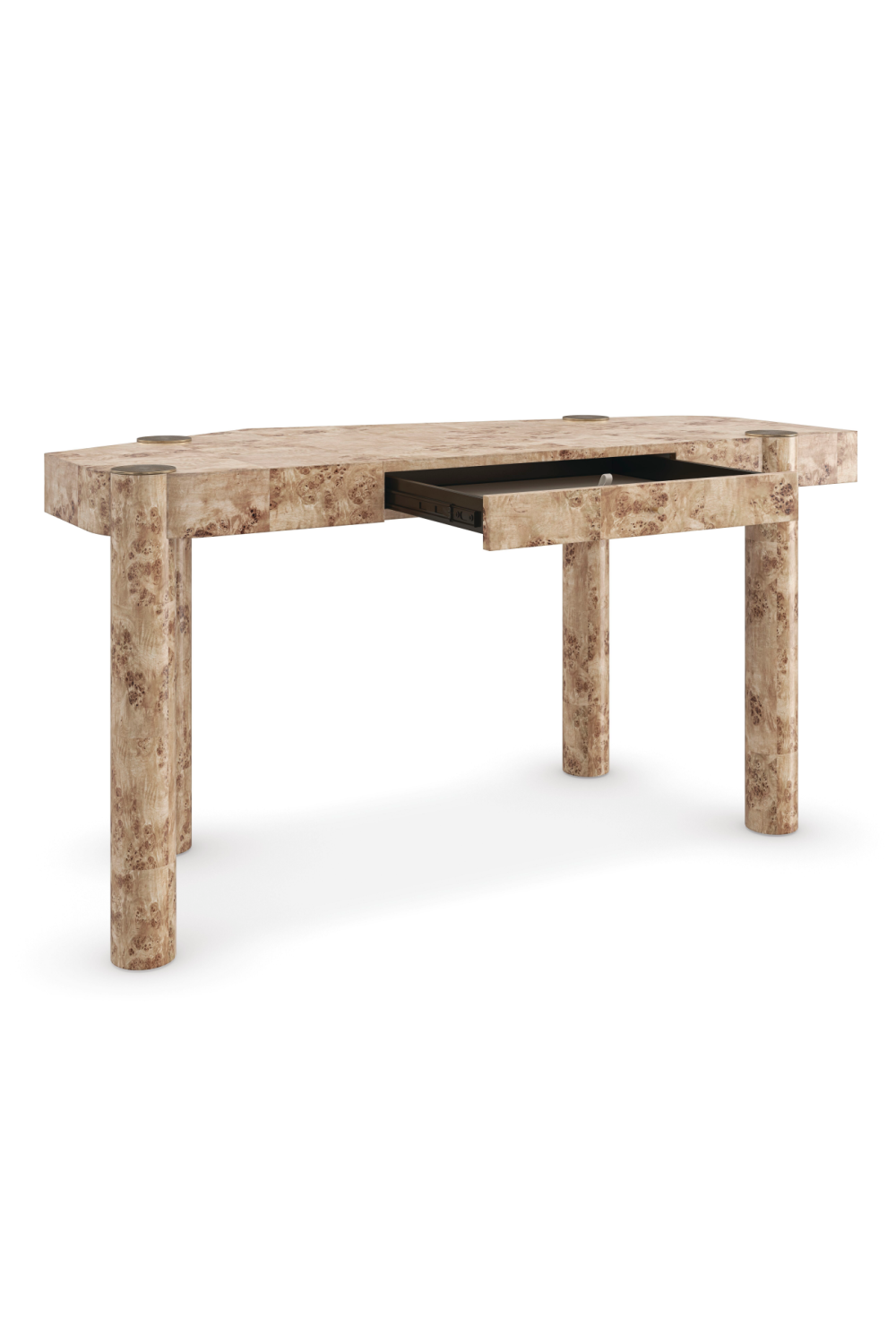Trapezoidal Wooden Modern Desk | Caracole Rhythm | Oroa.com