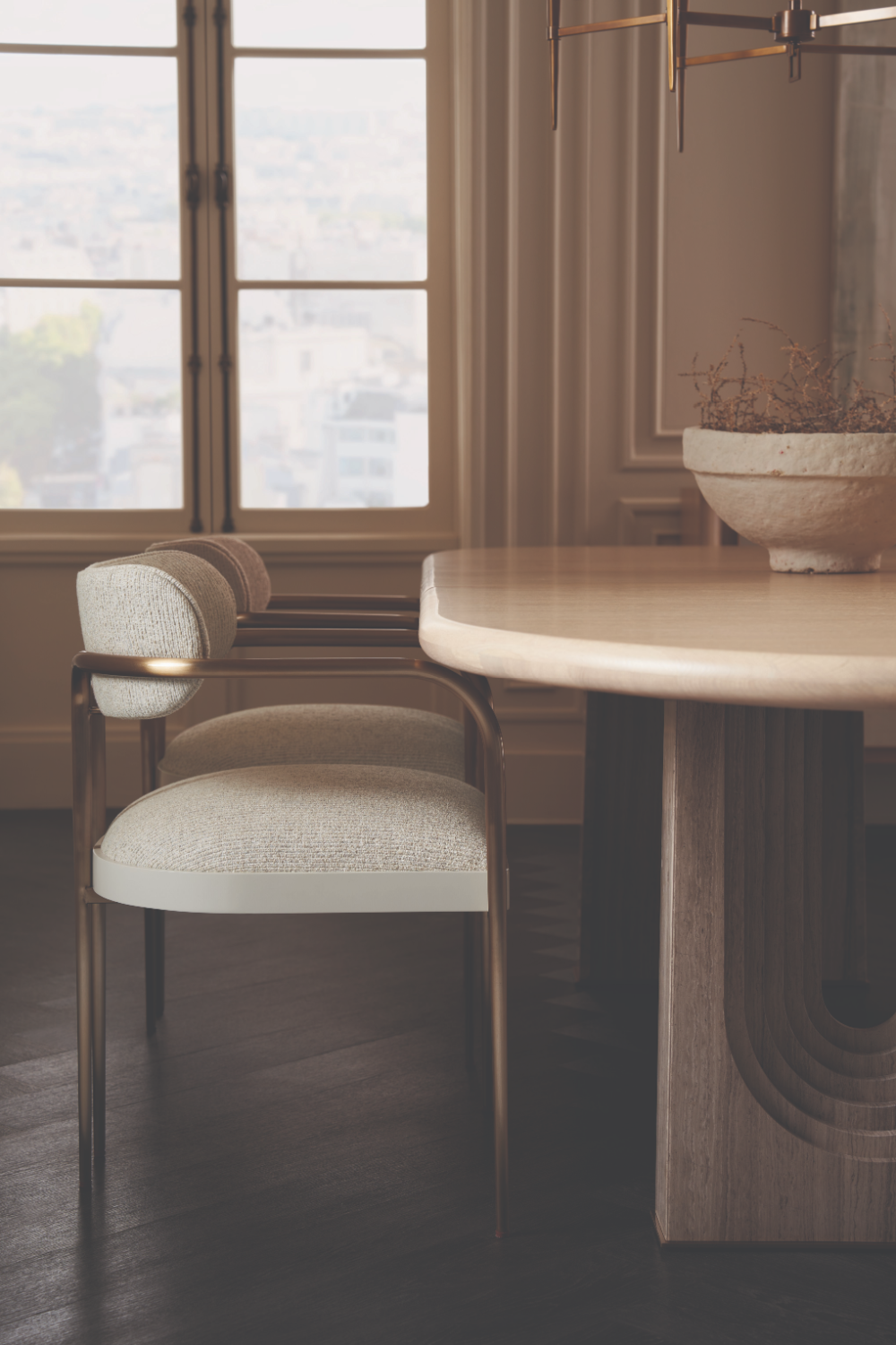 Oval Oak Dining Table | Caracole Emphasis | Oroa.com