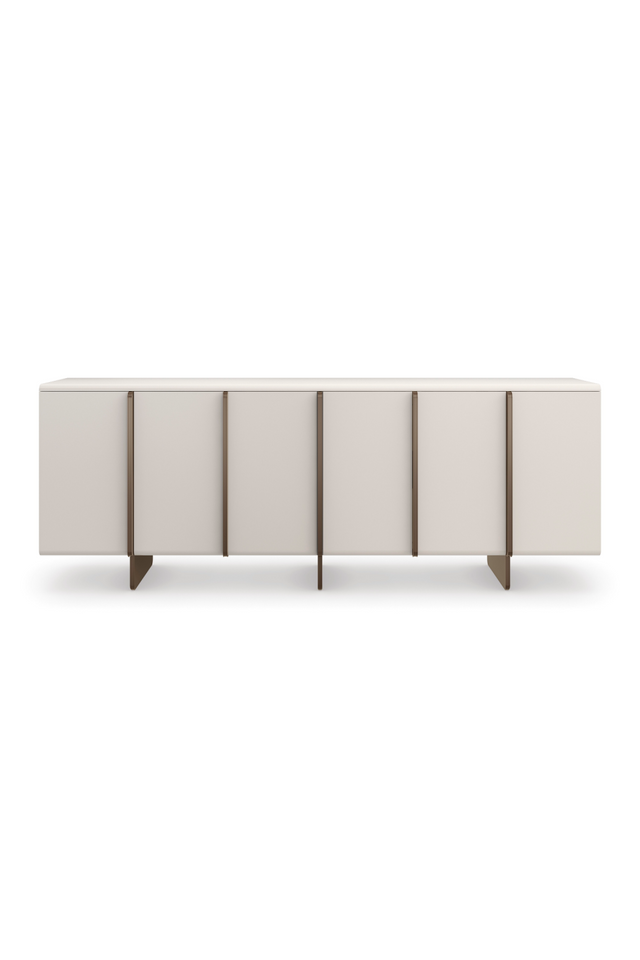 White Modern Credenza | Caracole Emphasis | Oroa.com