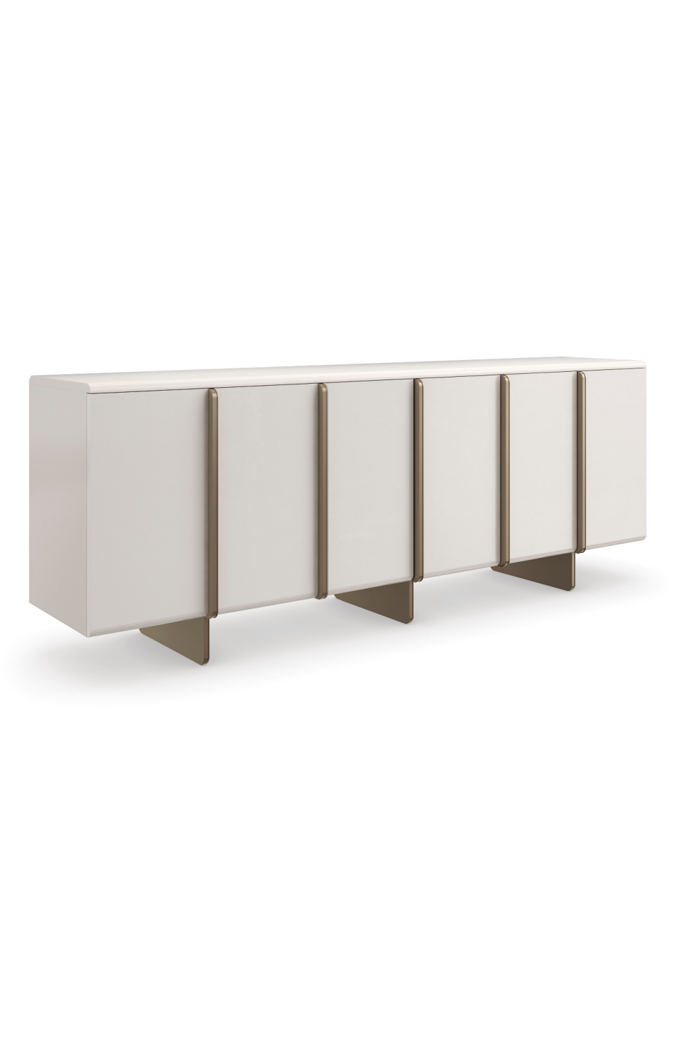 White Modern Credenza | Caracole Emphasis | Oroa.com