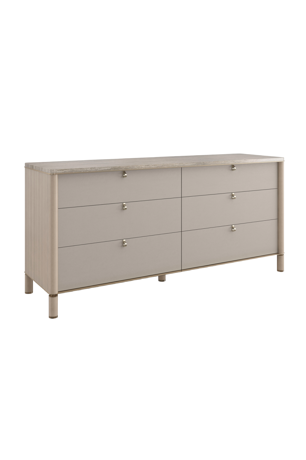 Travertine Top Beige Dresser | Caracole Balance | Oroa.com