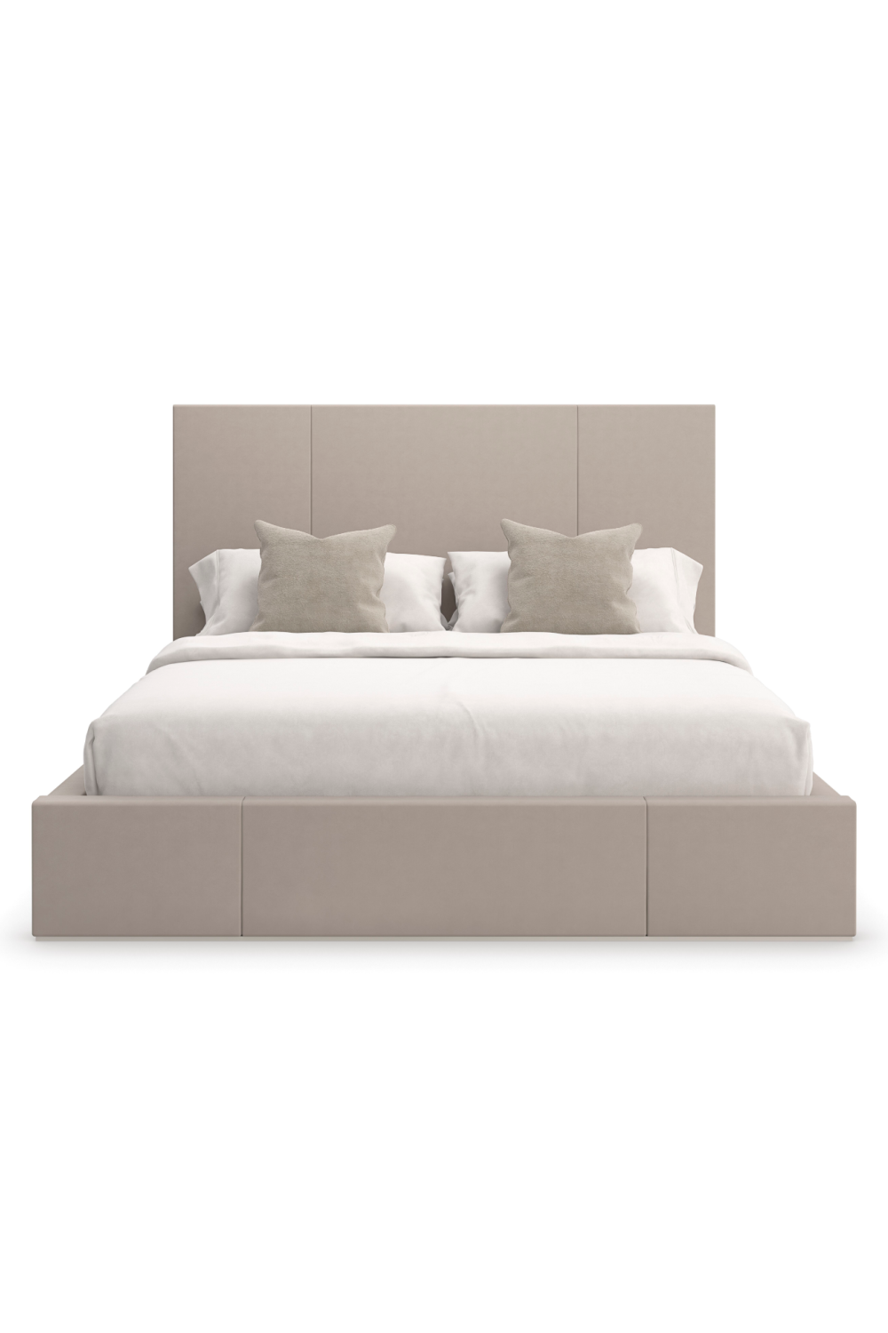 Ecru Upholstered Bed | Caracole Balance | Oroa.com