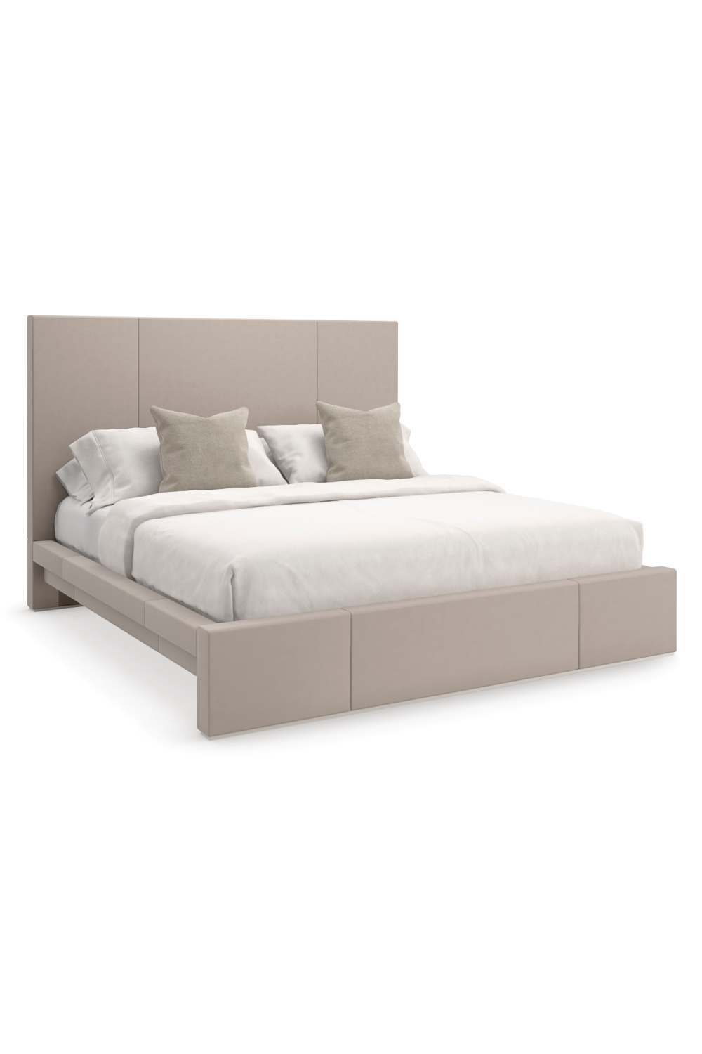 Ecru Upholstered Bed | Caracole Balance | Oroa.com