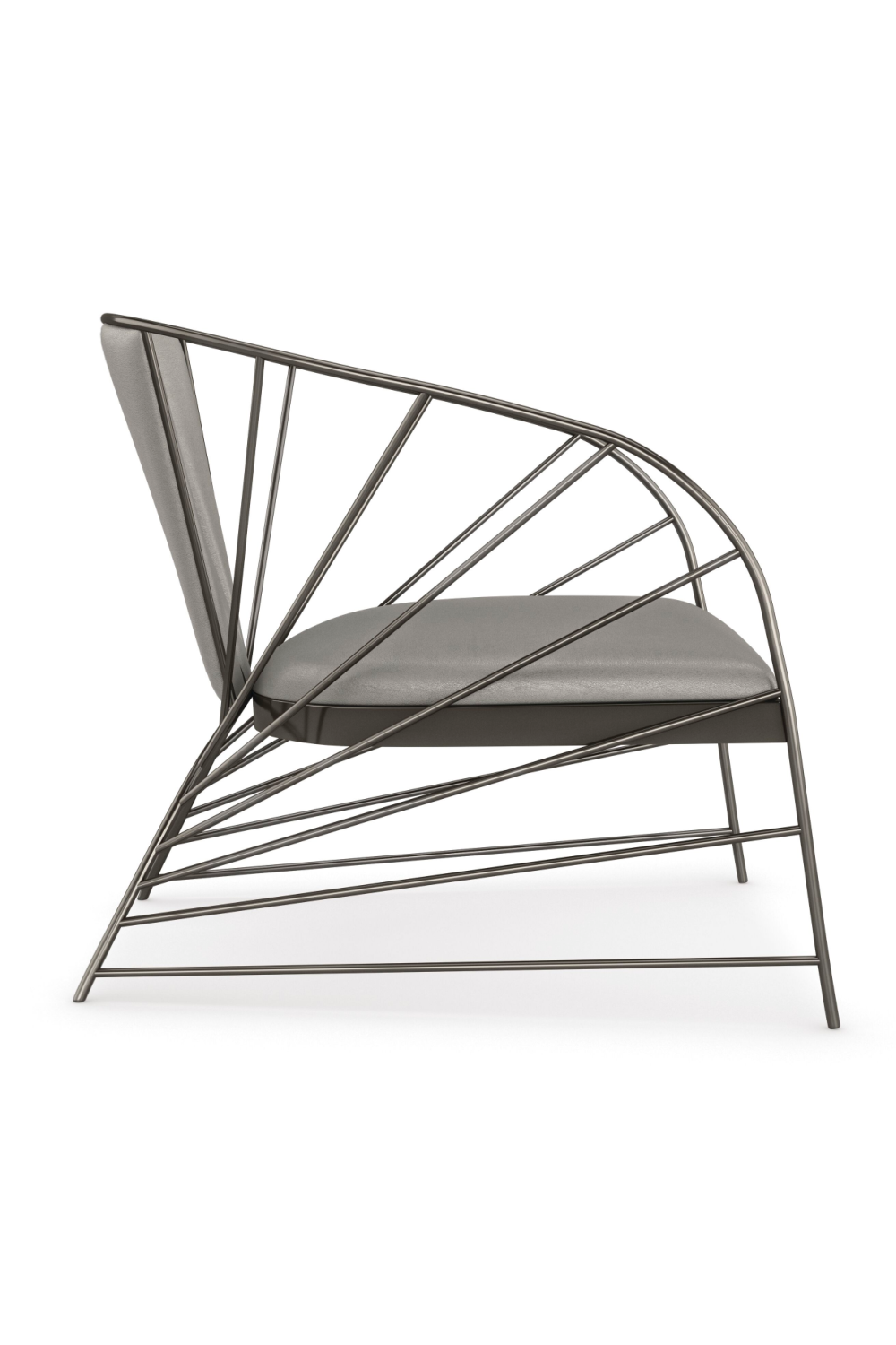 Metal Framed Lounge Chair | Caracole Live Wire | Oroa.com