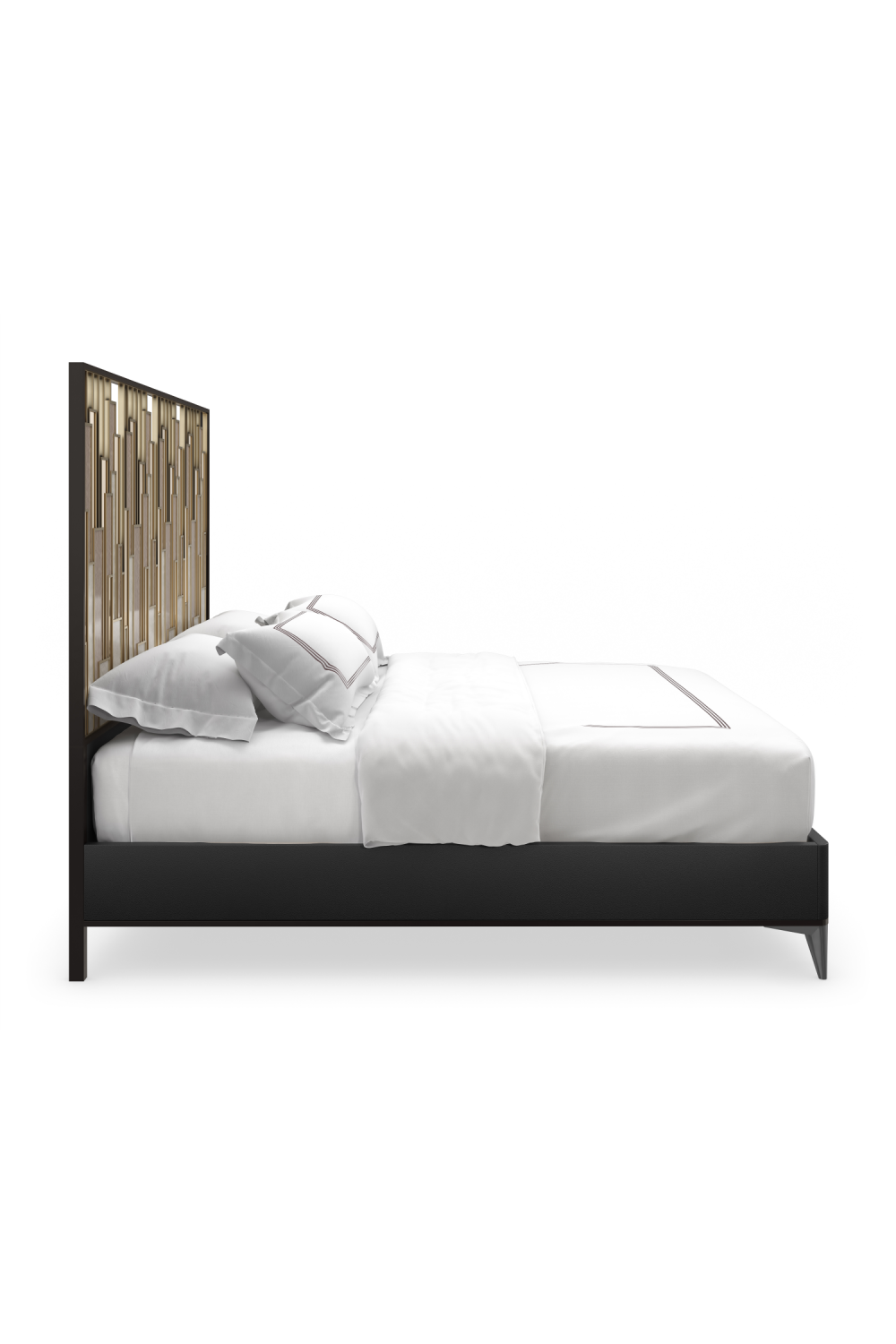 Architectural Metal King Bed | Caracole Cityscape | Oroa.com