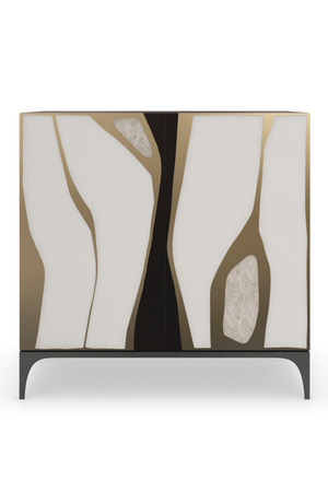 Patterned Shagreen Bar Cabinet | Caracole Downtown | Oroa.com