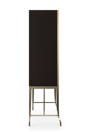 Metallic Modern Bar Cabinet | Caracole Uptown | Oroa.com