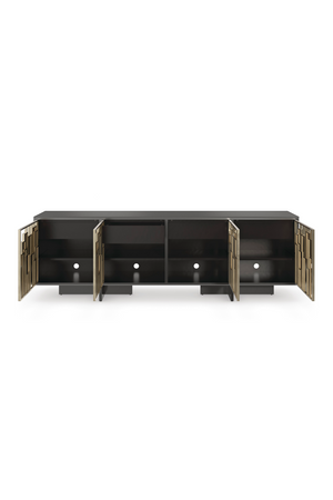 Geometric Patterned Media Cabinet | Caracole Midtown | Oroa.com