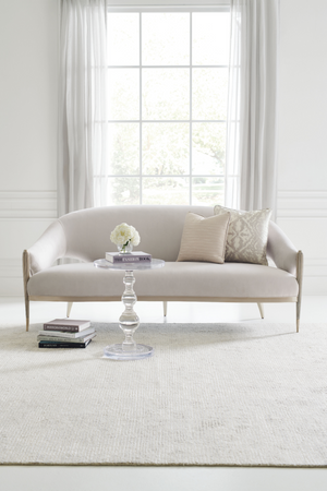 Acrylic Sculpted Side Table | Caracole All Clear | Oroa.com