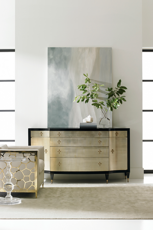 Acrylic Sculpted Side Table | Caracole All Clear | Oroa.com