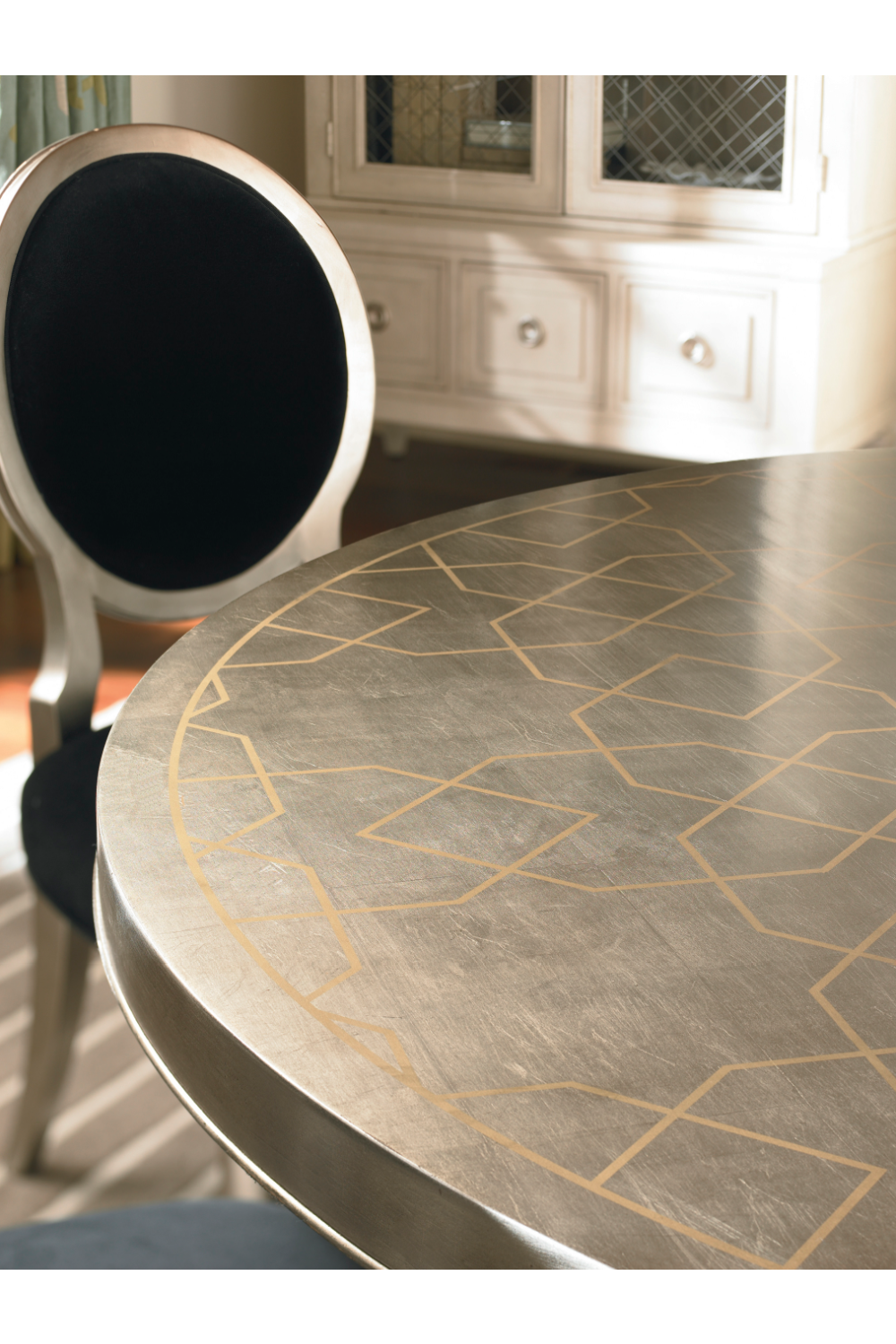 Black Velvet Dining Chairs (2) | Caracole Chit-Chat | Oroa.com