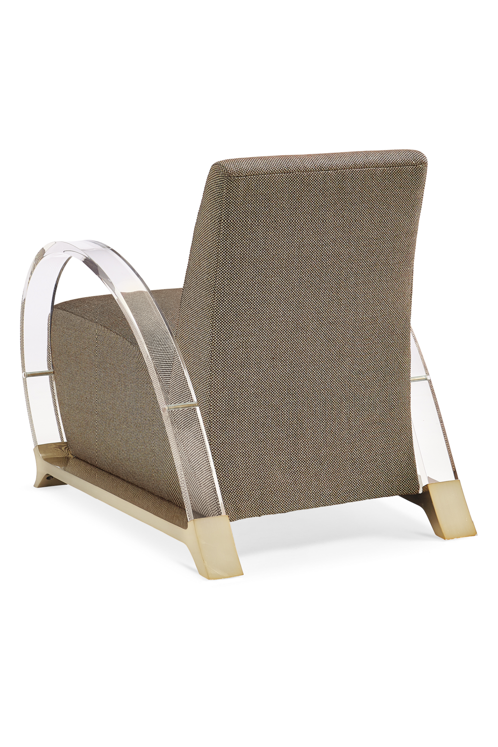 Acrylic Armed Lounge Chair | Caracole Arch Support | Oroa.com