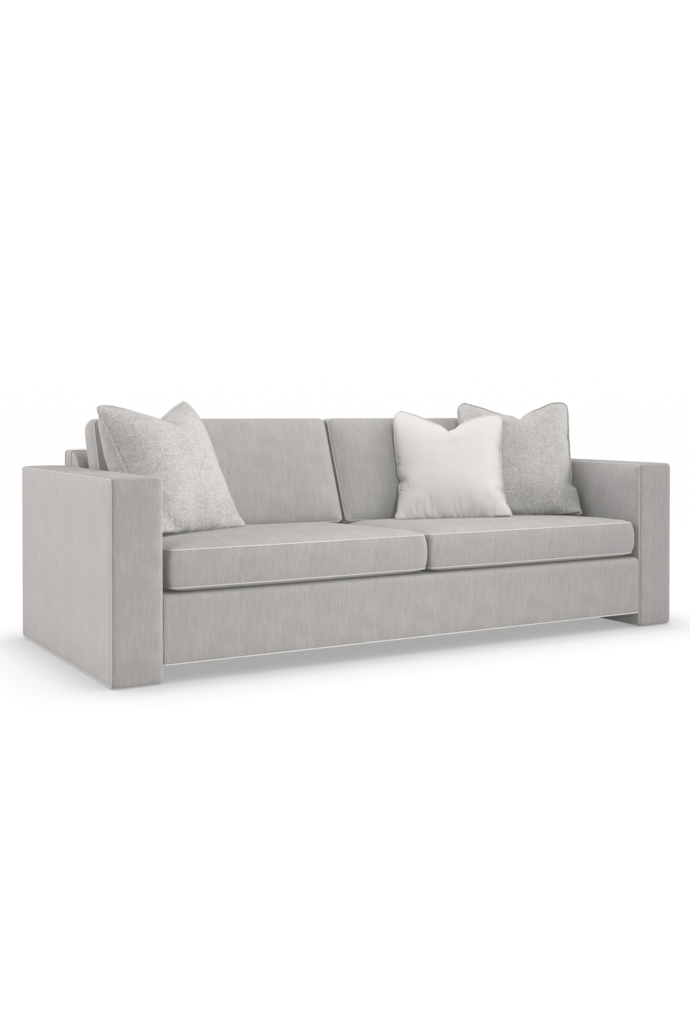 Taupe Modern Sofa | Caracole Welt Played | Oroa.com
