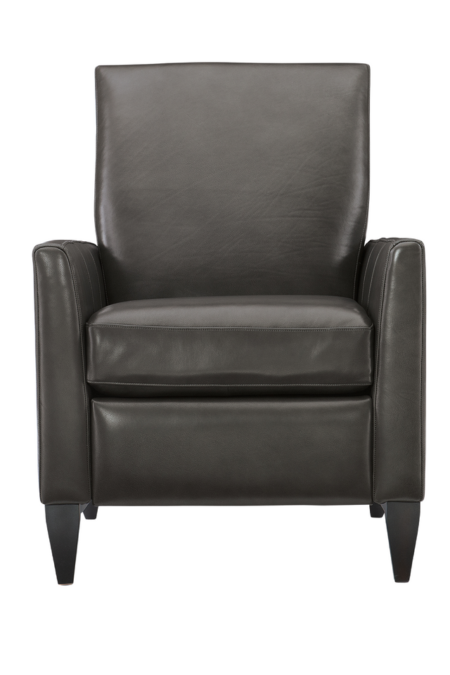 Black Leather Reclining Chair | Caracole Lean On Me | Oroa.com
