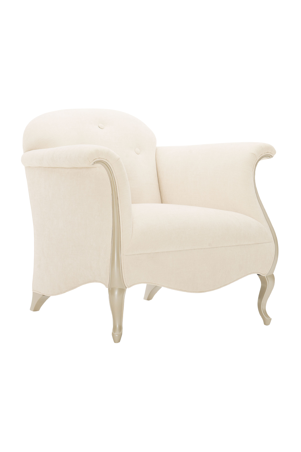 Scrolled Arms Accent Chair | Caracole Two To Tango | Oroa.com