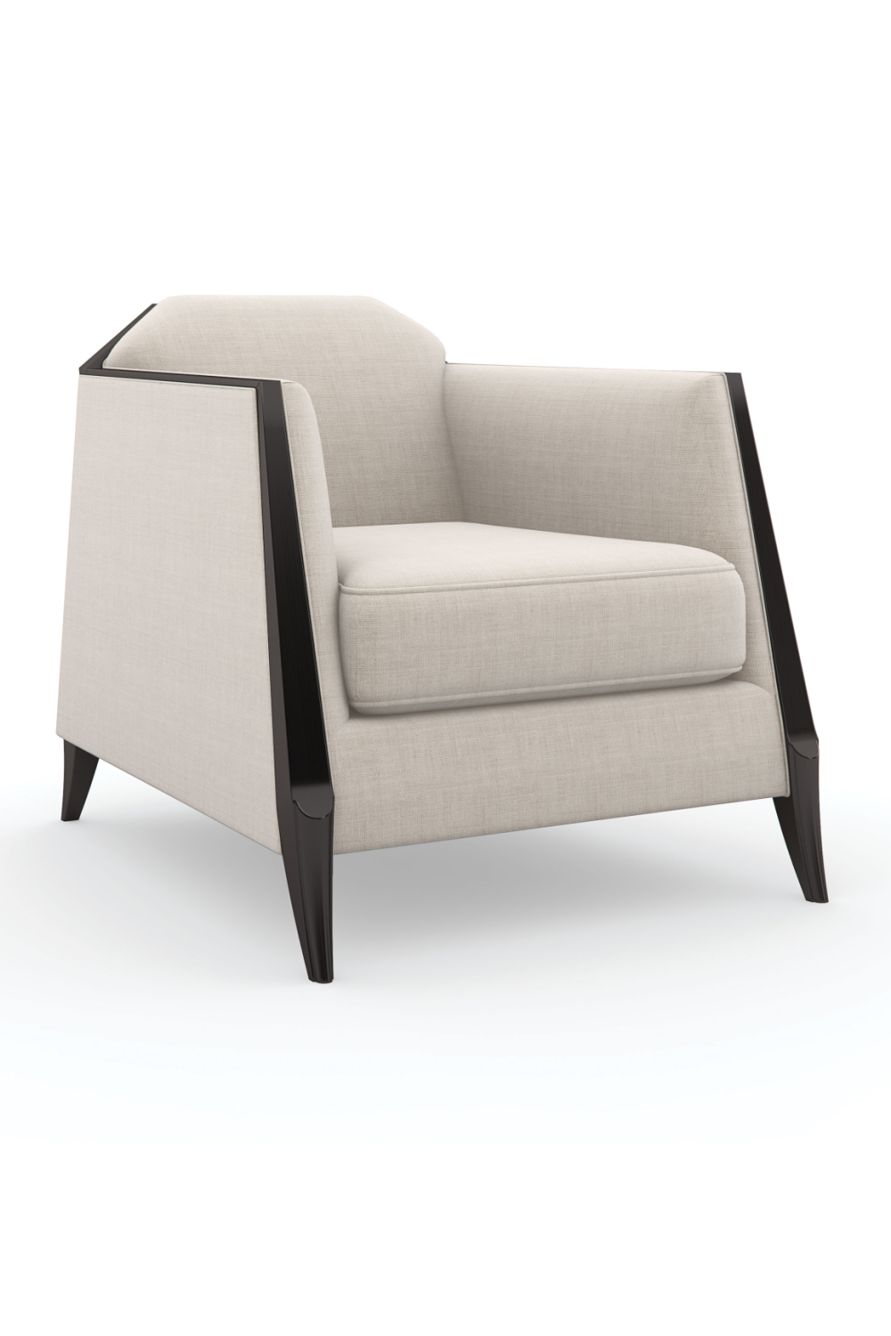 Beige Modern Lounge Chair | Caracole Outline | Oroa.com