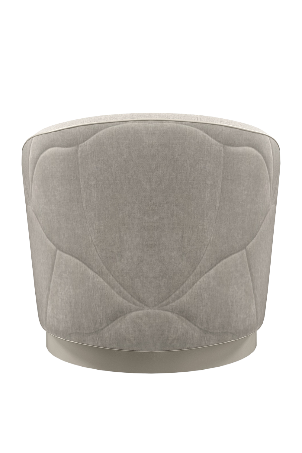 Gray Quilted Swivel Chair | Caracole Fanciful | Oroa.com
