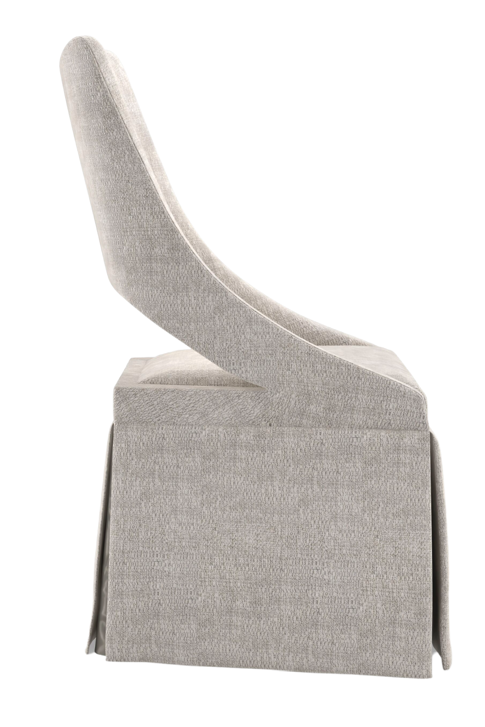 Gray Chenille Accent Chair | Caracole Roll With It | Oroa.com