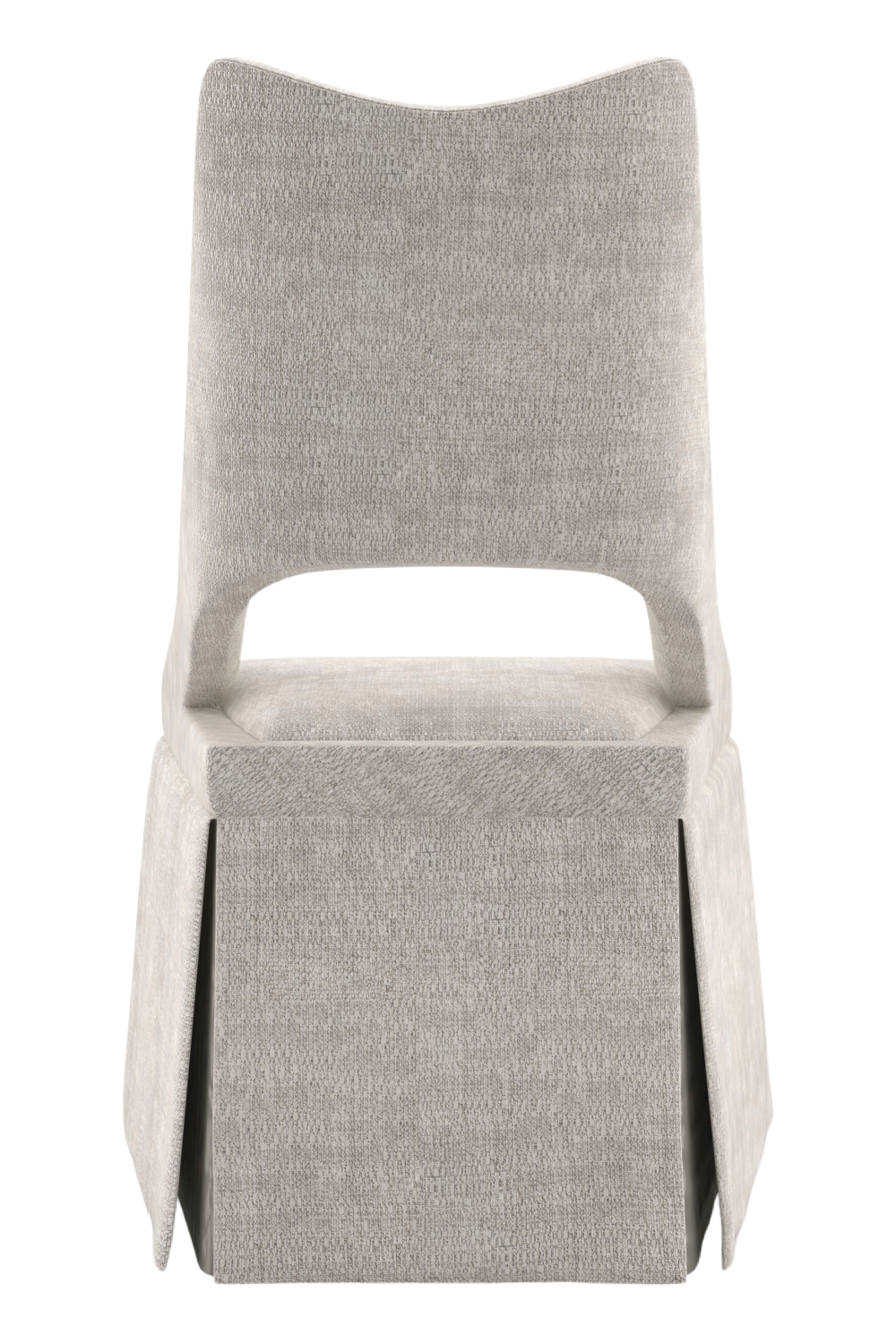 Gray Chenille Accent Chair | Caracole Roll With It | Oroa.com