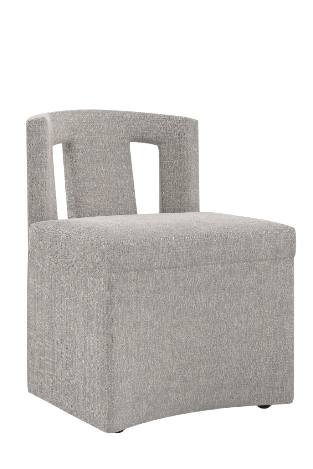 Gray Chenille Accent Chair | Caracole Tailored To AT | Oroa.com