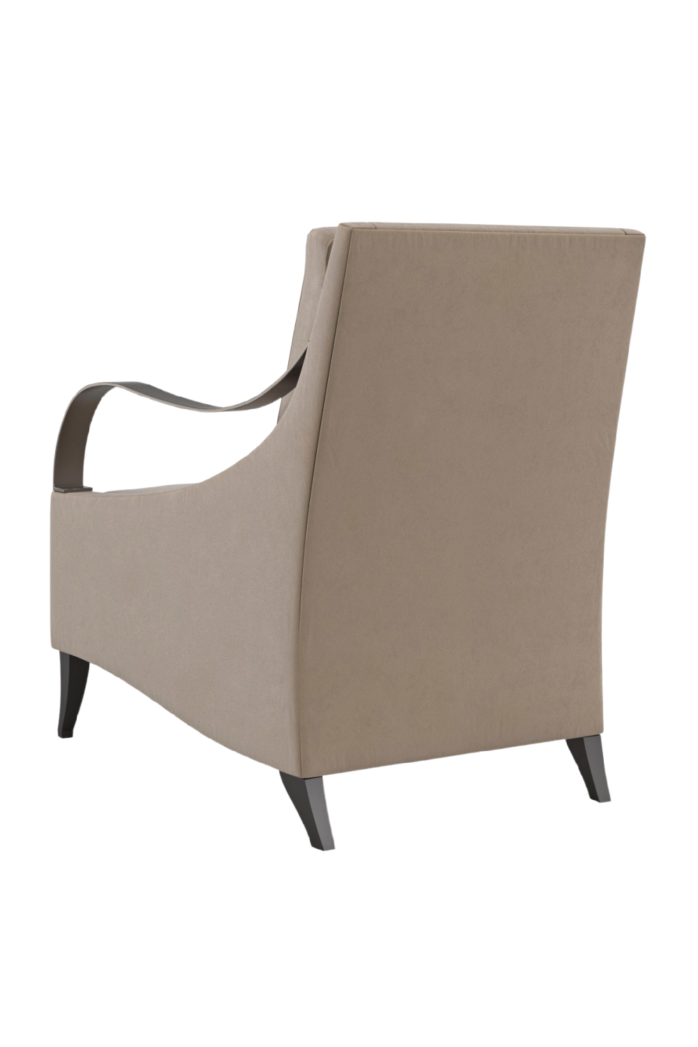 Brown Velvet Lounge Chair | Caracole Slippery Slope | Oroa.com
