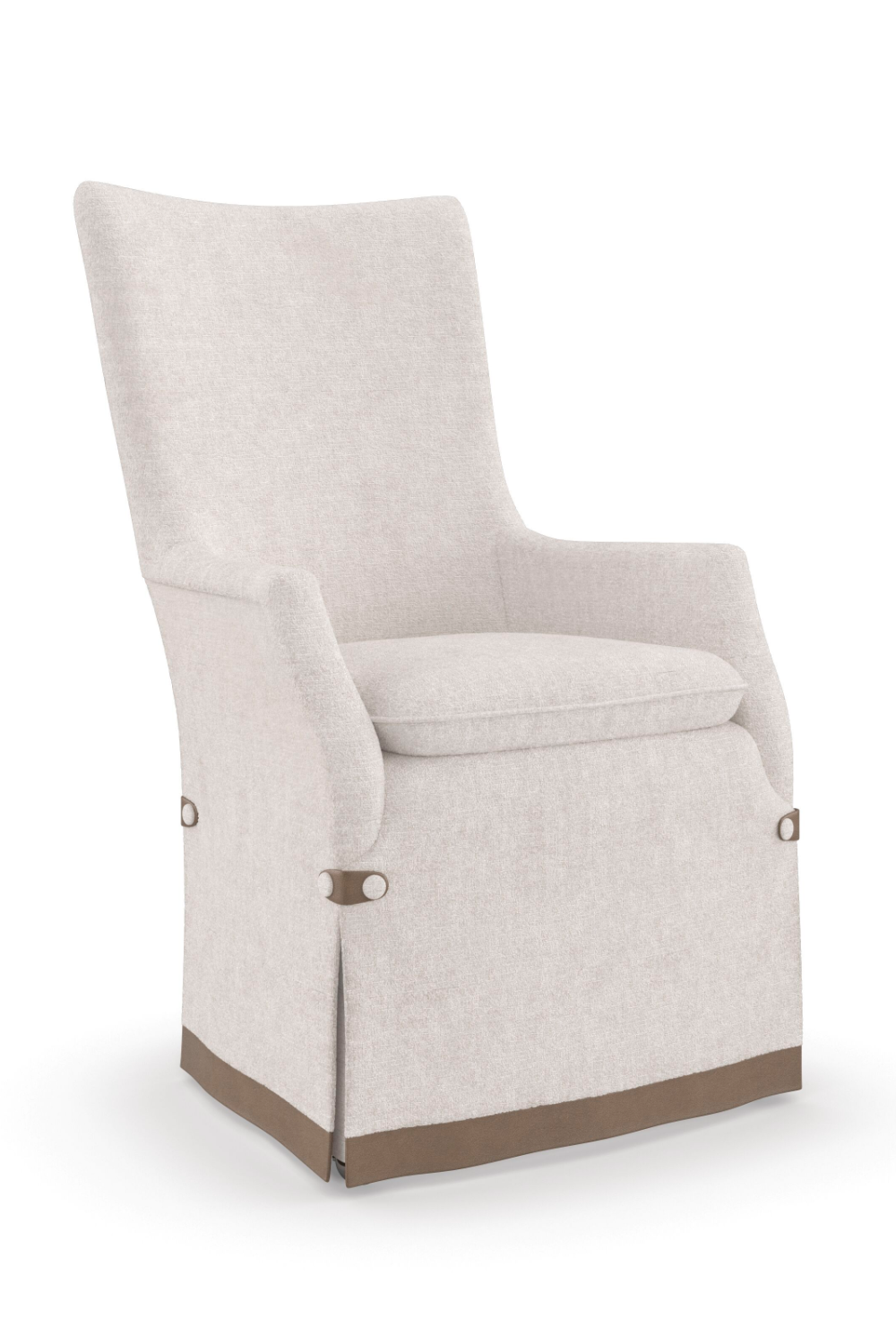 Linen Weave Dining Armchair | Caracole Watch My Back | Oroa.com