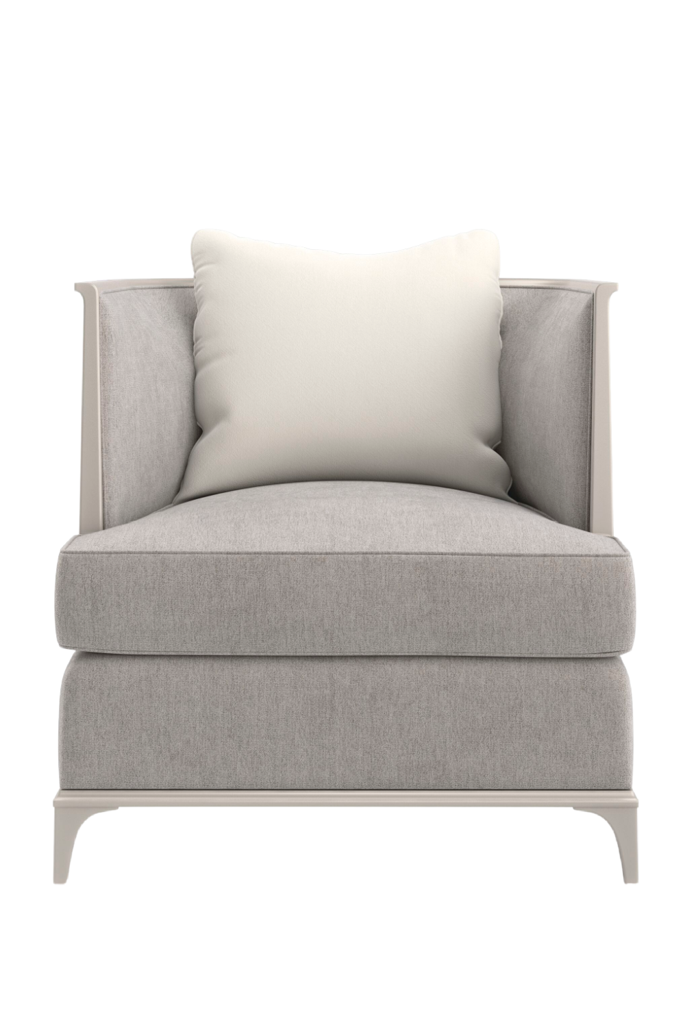 Gray Statement Lounge Chair | Caracole Back In Style | Oroa.com
