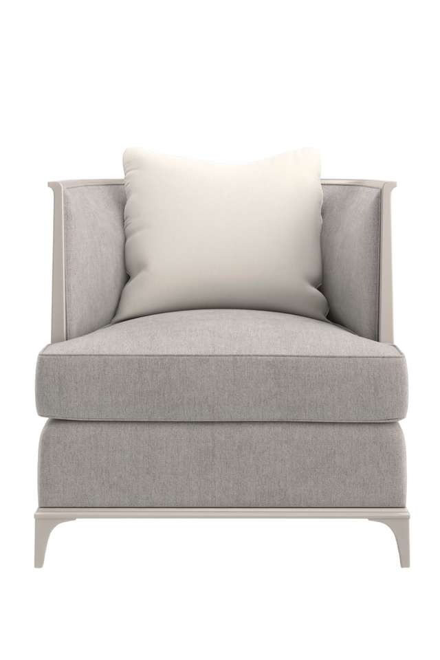 Gray Statement Lounge Chair | Caracole Back In Style | Oroa.com