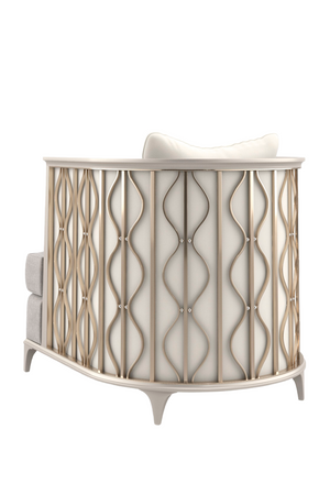 Gray Statement Lounge Chair | Caracole Back In Style | Oroa.com