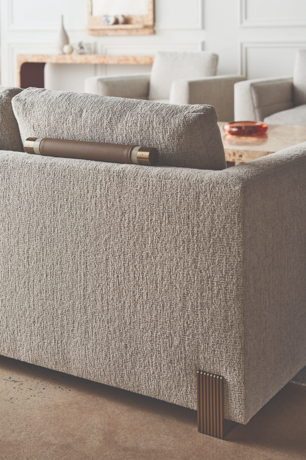 Neutral Toned Modern Sofa | Caracole Counter Balance | Oroa.com