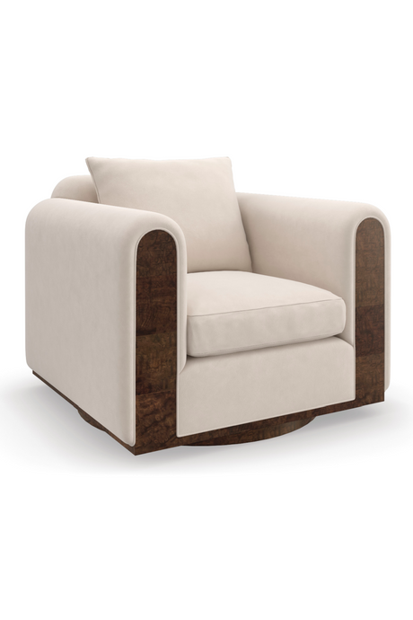 Velvet Swivel Chair | Caracole Dimitri | Oroa.com