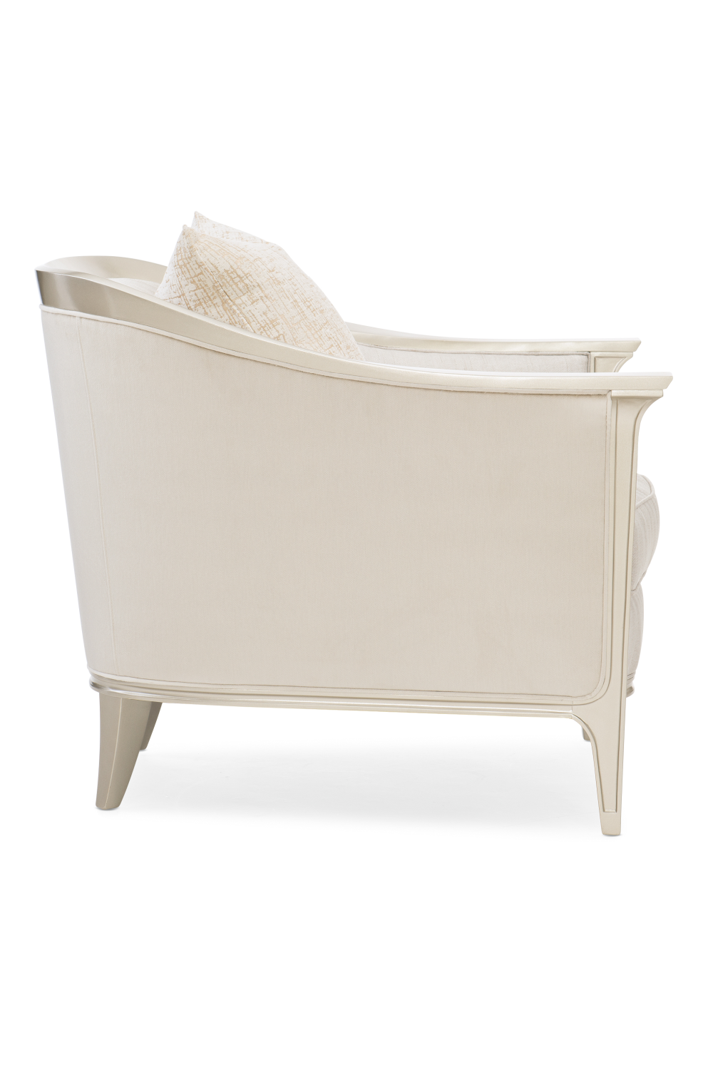 Velvet Modern Lounge Chair | Caracole Eaves Drop | Oroa.com