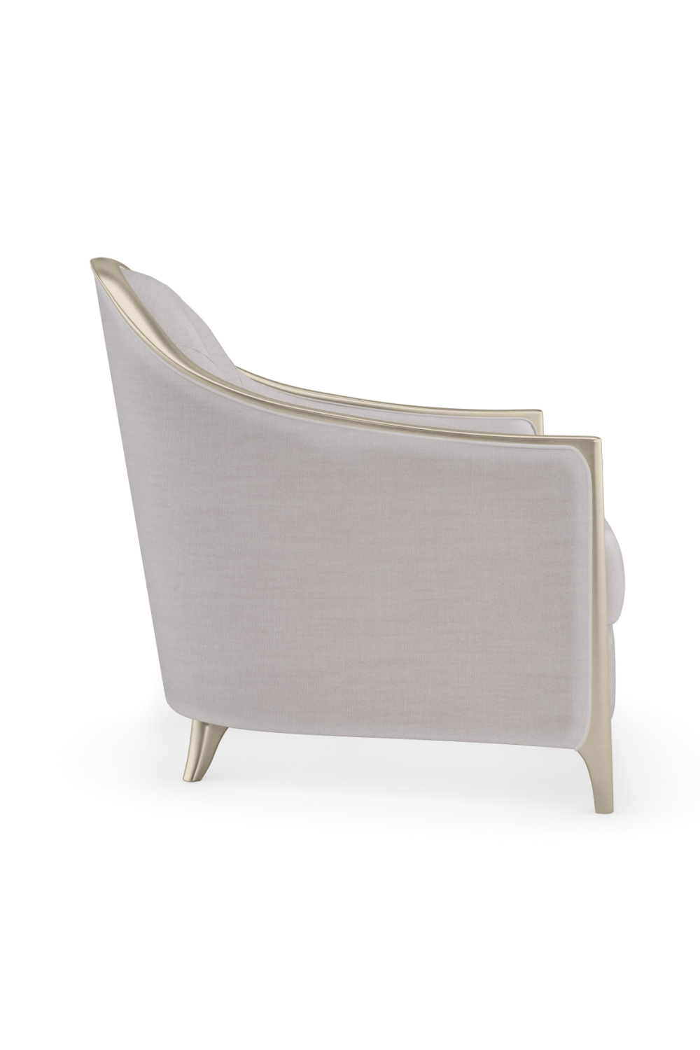 Gray Chenille Lounge Chair | Caracole Simply Stunning | Oroa.com